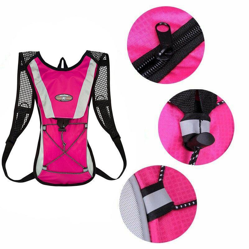 Hydration Pack Backpack Bag with 2L Water Bladder for Hiking Camping Cycling Running - Green