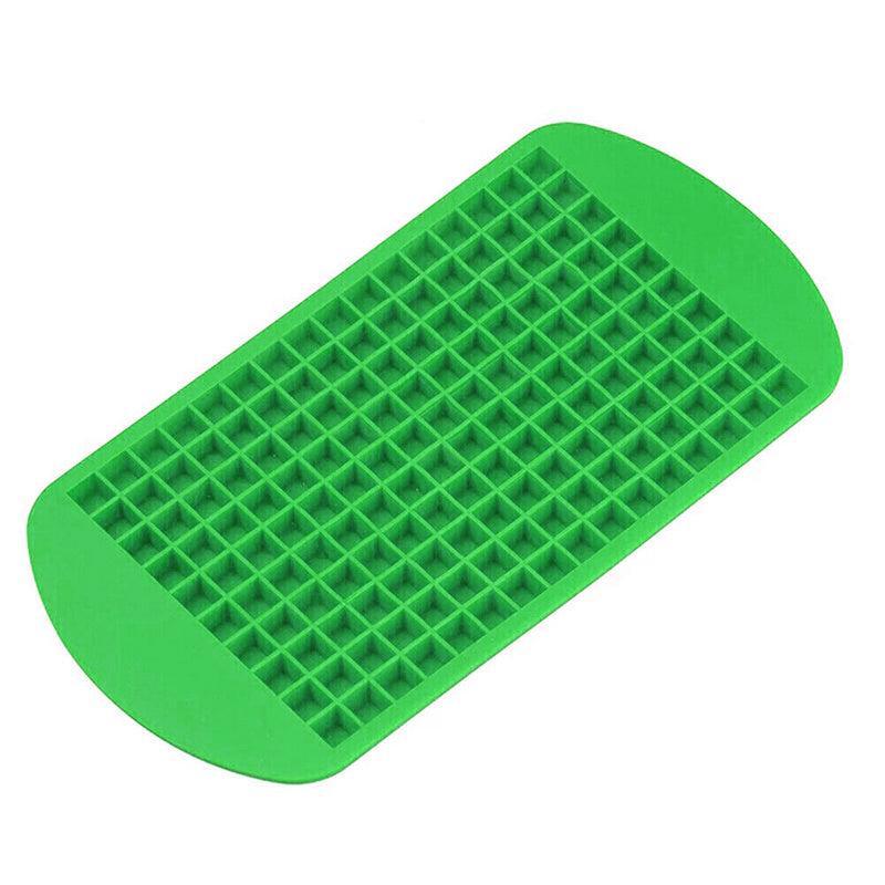 160 Grids Silicone Ice Cube Tray Ice Maker Mold Mini Frozen Cubes for Drink DIY - Blue