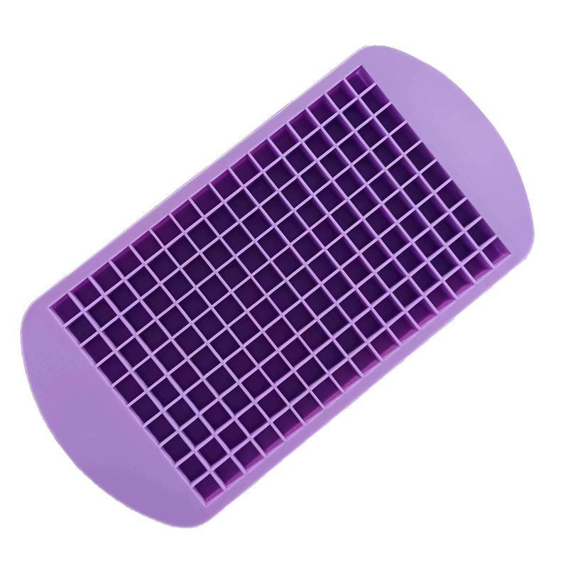 160 Grids Silicone Ice Cube Tray Ice Maker Mold Mini Frozen Cubes for Drink DIY - Blue
