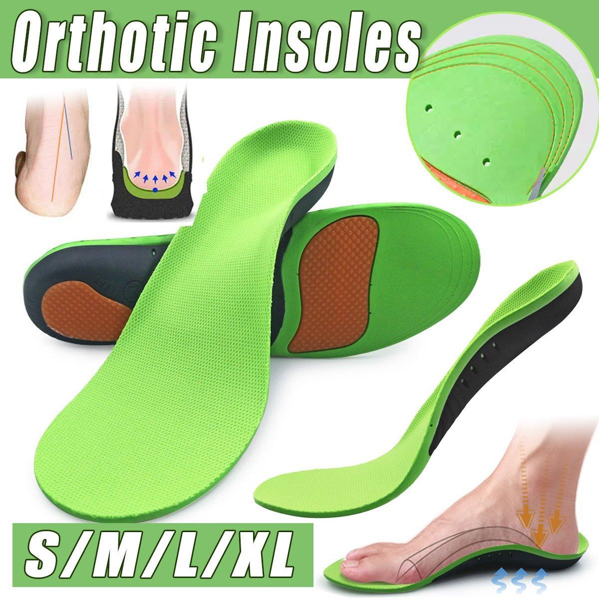 4 SizesOrthotic Insoles Arch Support for Flat Feet High Arches Plantar Fasciitis - S