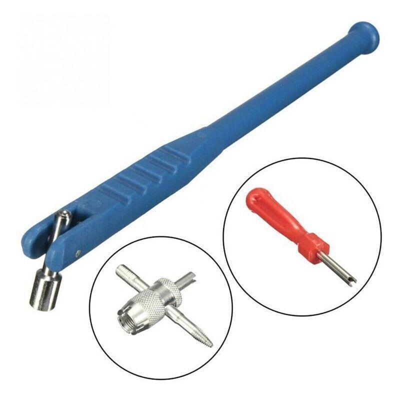 3Pcs Car Tyre Valve Stem Puller Base Quick Remover Tire Repair Installer Tool