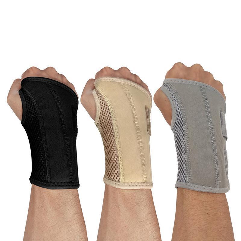 Carpal Tunnel Wrist Brace Night Sleep Wrist Support Wrist Splint Pain Men Women Right Hand - Grey