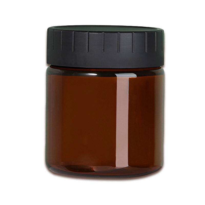 10pcs Brown PET Plastic Wide Mouth Bottles for Storage and Skincare Packaging - Matte - 120ml