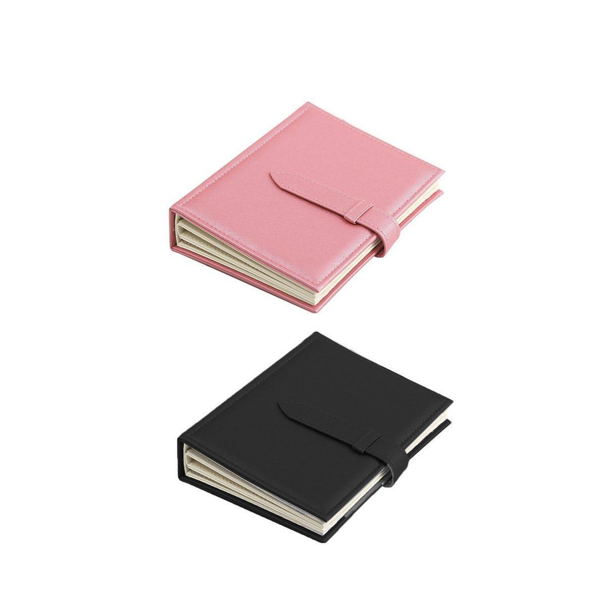 Large Capacity Jewelry Storage Book for Earrings Home Organizer Small Size Box - Pink