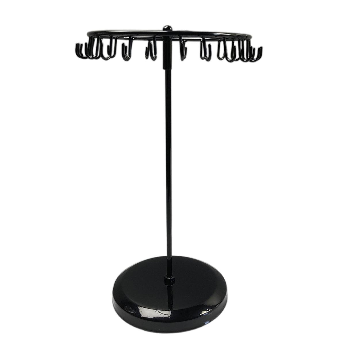 Iron Jewellery Rack Rotating Necklace Display Stand Jewellery Organiser Storage - Bronze