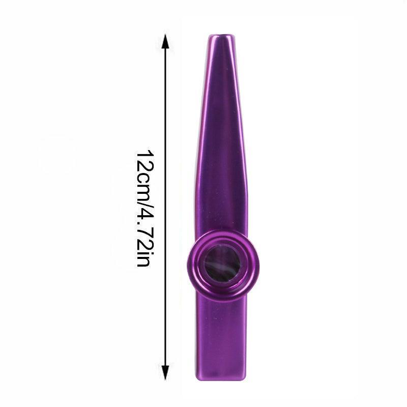 Kazoo Musical Instrument Mouth Flute Diaphragm Guitar Partner Harmonica Style - Blue