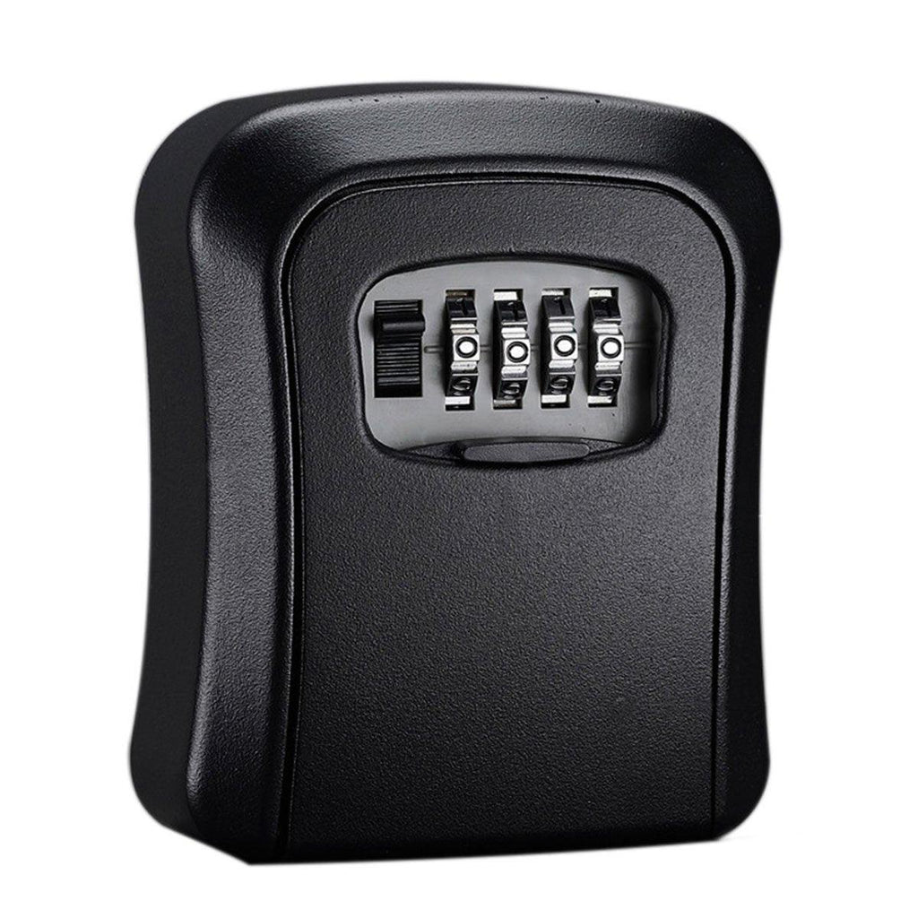 Combination Key Box with Combination Lock for Home Office Security Storage - Black