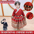 Red Hanfu Boys Girl Traditional Chinese Dress Ancient Style Performance Costume - 130CM