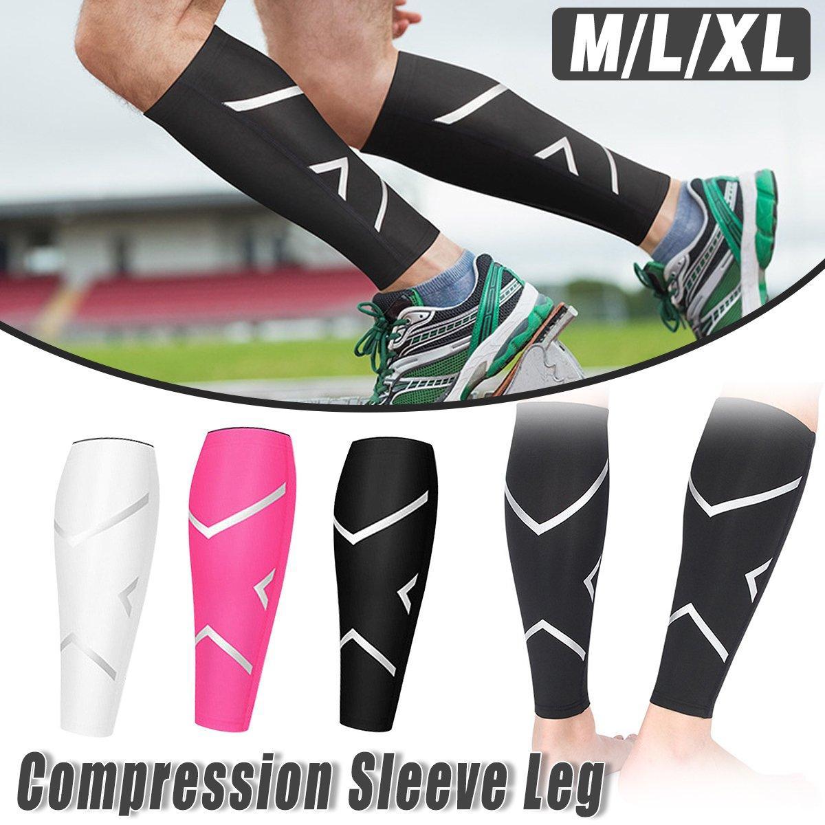 1 Unit Breathable Sports Shin Guards Knee Pads for Cycling Running Football Basketball - Black / L