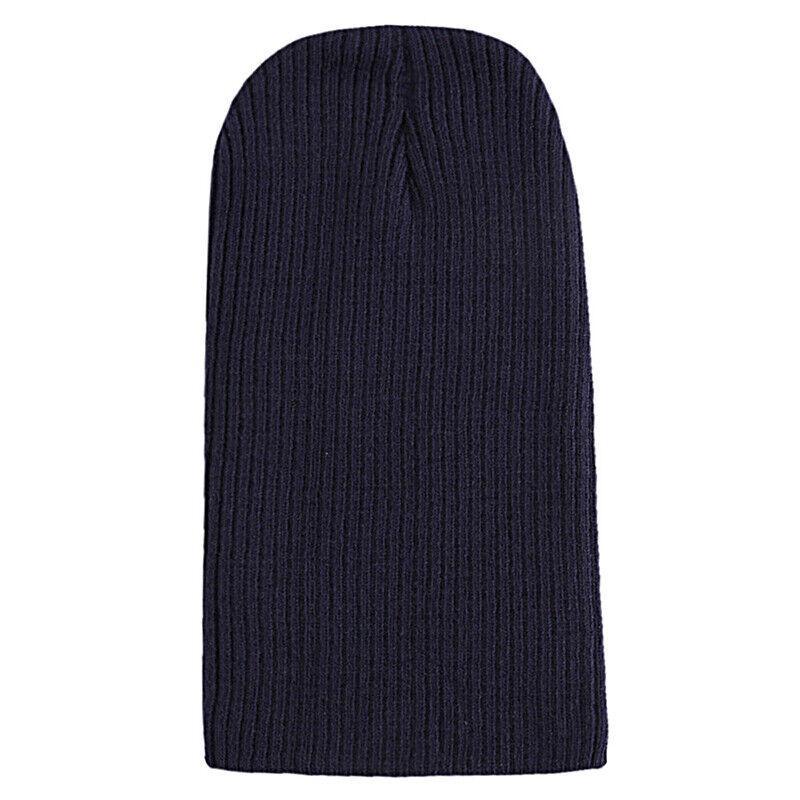 Winter Thermal Warm Women Men Hat Slouch Baggy Hat Beanie Ski Knitted Cap - Green