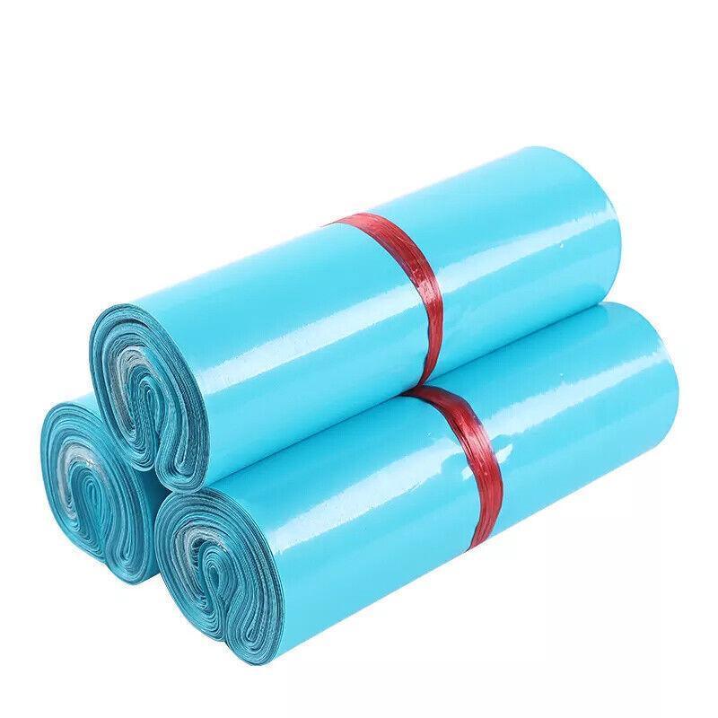 Poly Mailer Bags Mailing Satchel Plastic Courier Self Sealing Packing Blue - 38*52CM