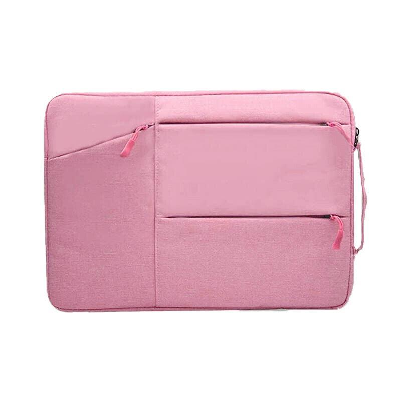 Laptop Sleeve Travel Bag Carry Case For Macbook Air Pro 15.6inch - Pink