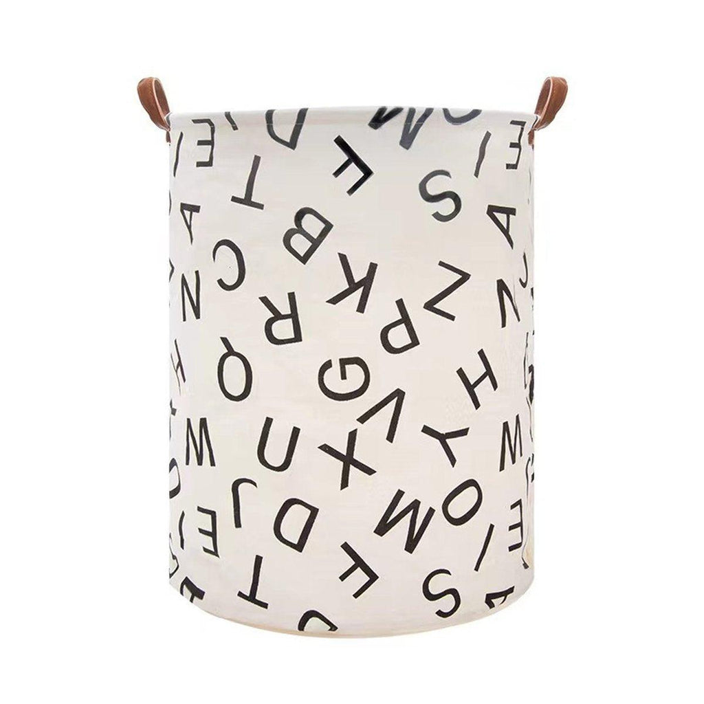 Foldable Laundry Basket Dirty Clothes Hamper Toy Storage Organizer Storage Bin - Black And White Chess