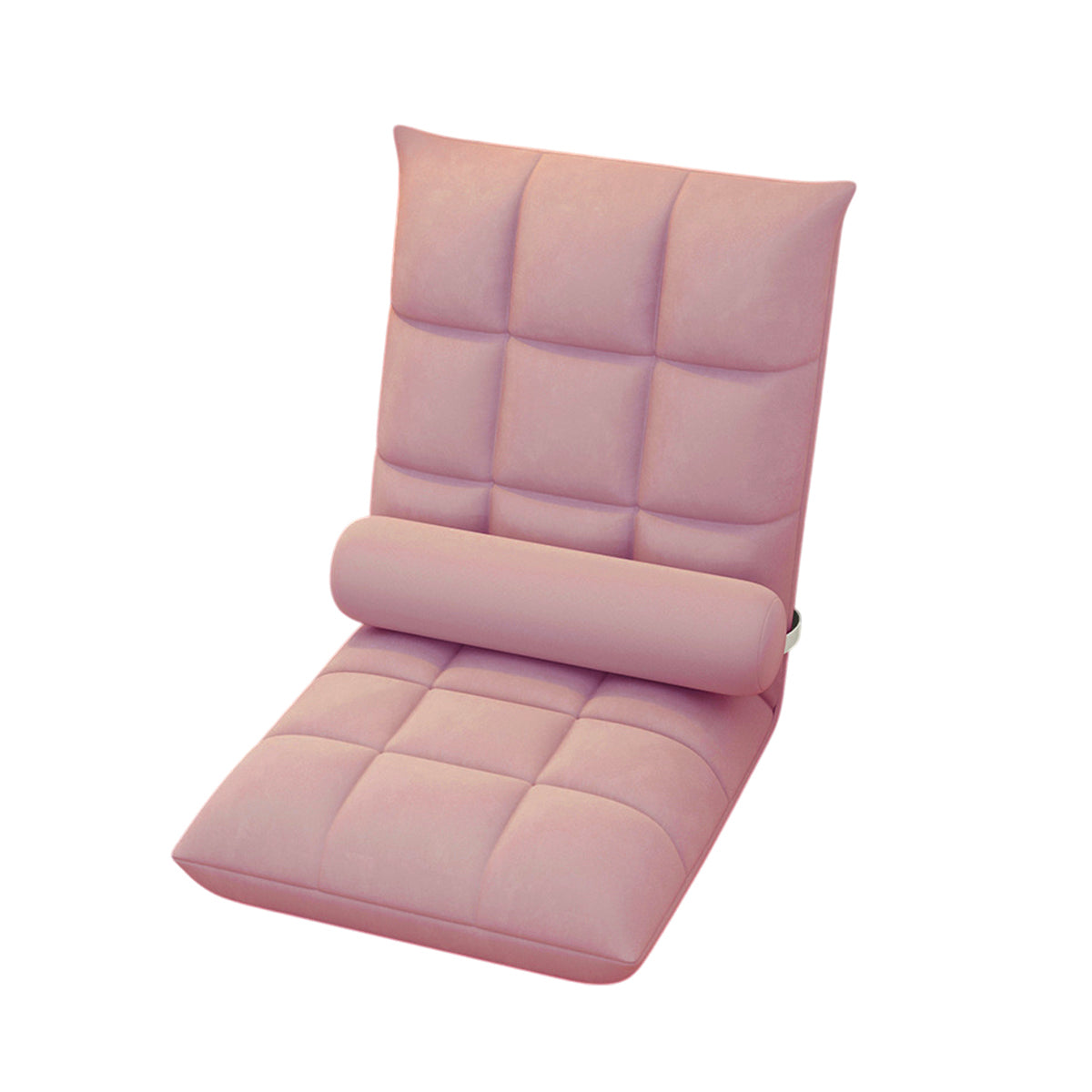 Artiss Floor Lounge Sofa Bed Chair with Lumbar Pillow Folding Adjustable Cushion - Cyan