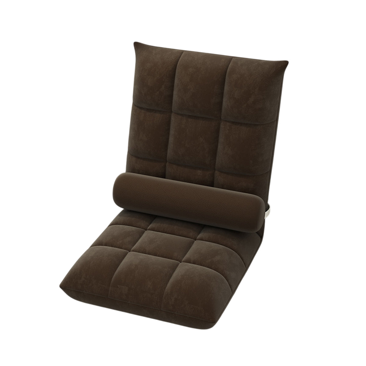 Artiss Floor Lounge Sofa Bed Chair with Lumbar Pillow Folding Adjustable Cushion - Cyan