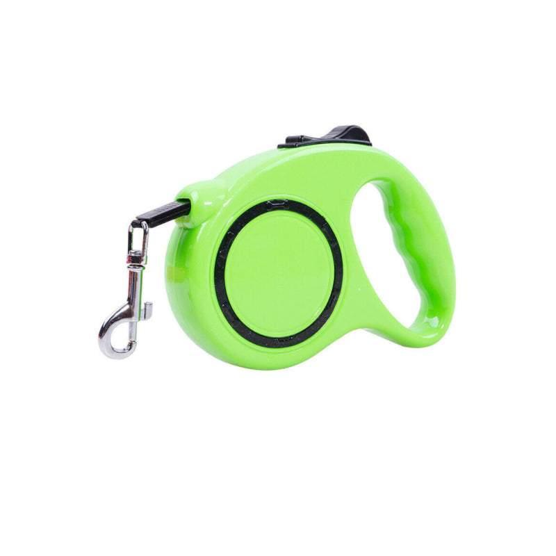 3M Retractable Dog Lead Leash Long Stong Extendable Lockable Rope Heavy Duty - Green