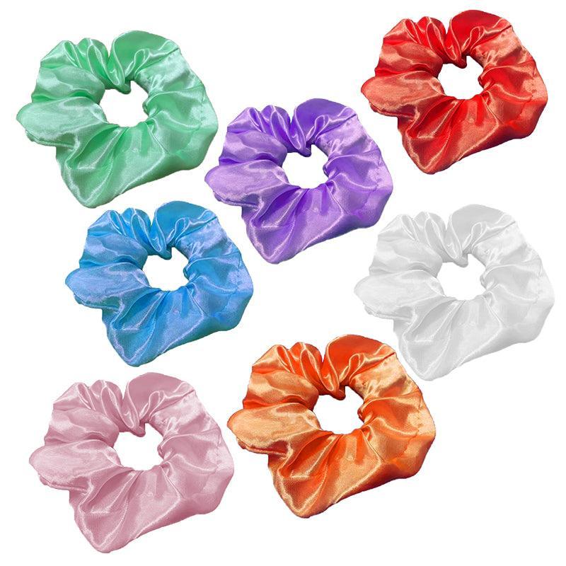 Led Shinny Hair Ties Elastic Scrunchies Women Teen Party Accessories - Green
