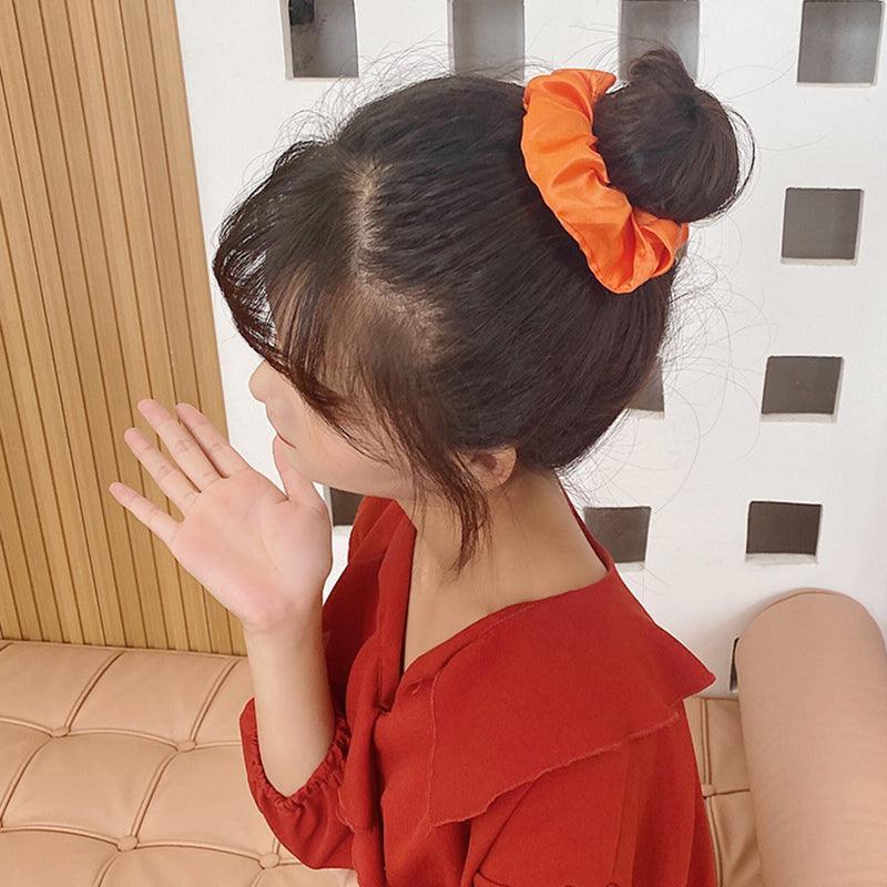 Led Shinny Hair Ties Elastic Scrunchies Women Teen Party Accessories - Orange