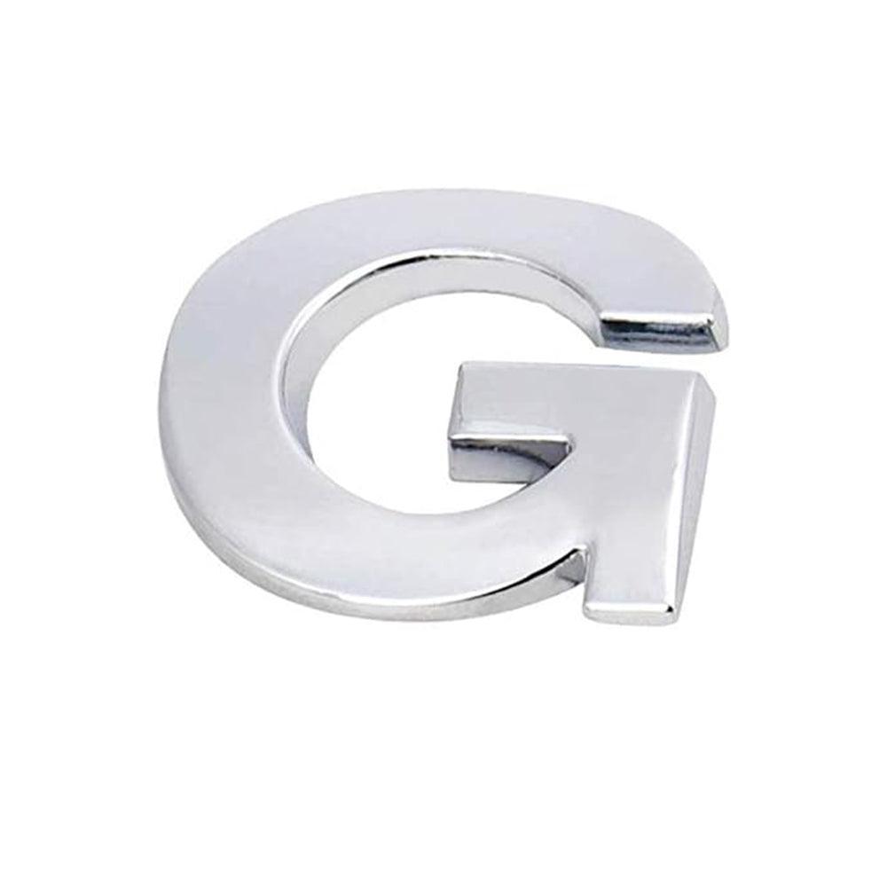 A-Z Alphabet Letters Car Sticker Self Adhesive Auto Badge Emblem 3D Chrome Good - J