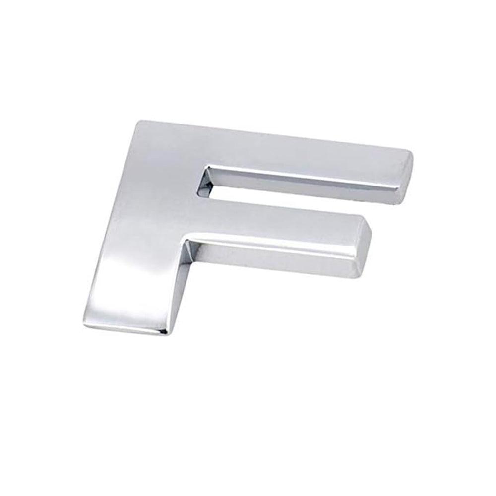 A-Z Alphabet Letters Car Sticker Self Adhesive Auto Badge Emblem 3D Chrome Good - L