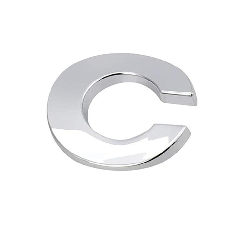 A-Z Alphabet Letters Car Sticker Self Adhesive Auto Badge Emblem 3D Chrome Good - Number 8