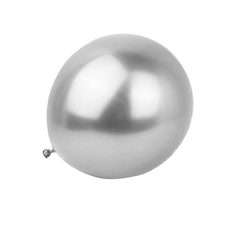 Metallic Latex Balloons 12 Inch Chrome Party Balloons for Birthday Wedding Decoration - Light Green 50PCS
