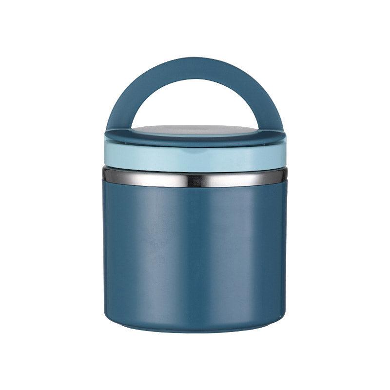 Stainless Steel Insulated Lunch Box Bento Box Thermal Food Container Breakfast - Blue