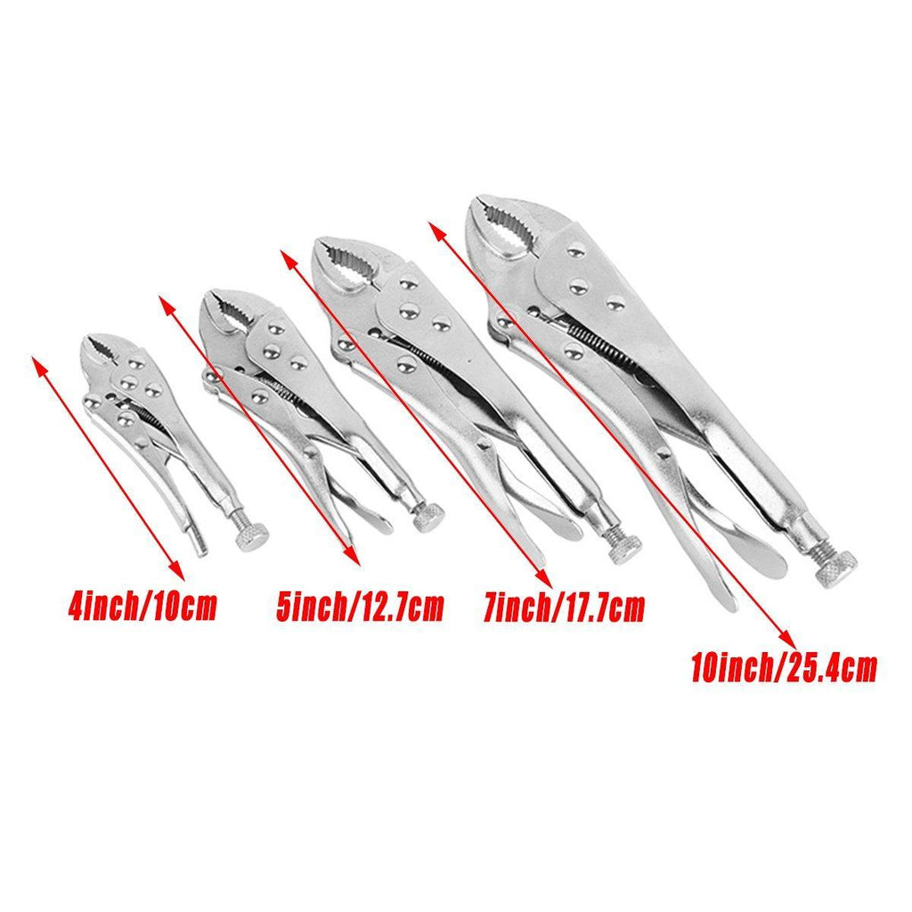 Multi-functional C-type Pliers Strong Manual Grip Round Mouth Clamping Tool - 10inch