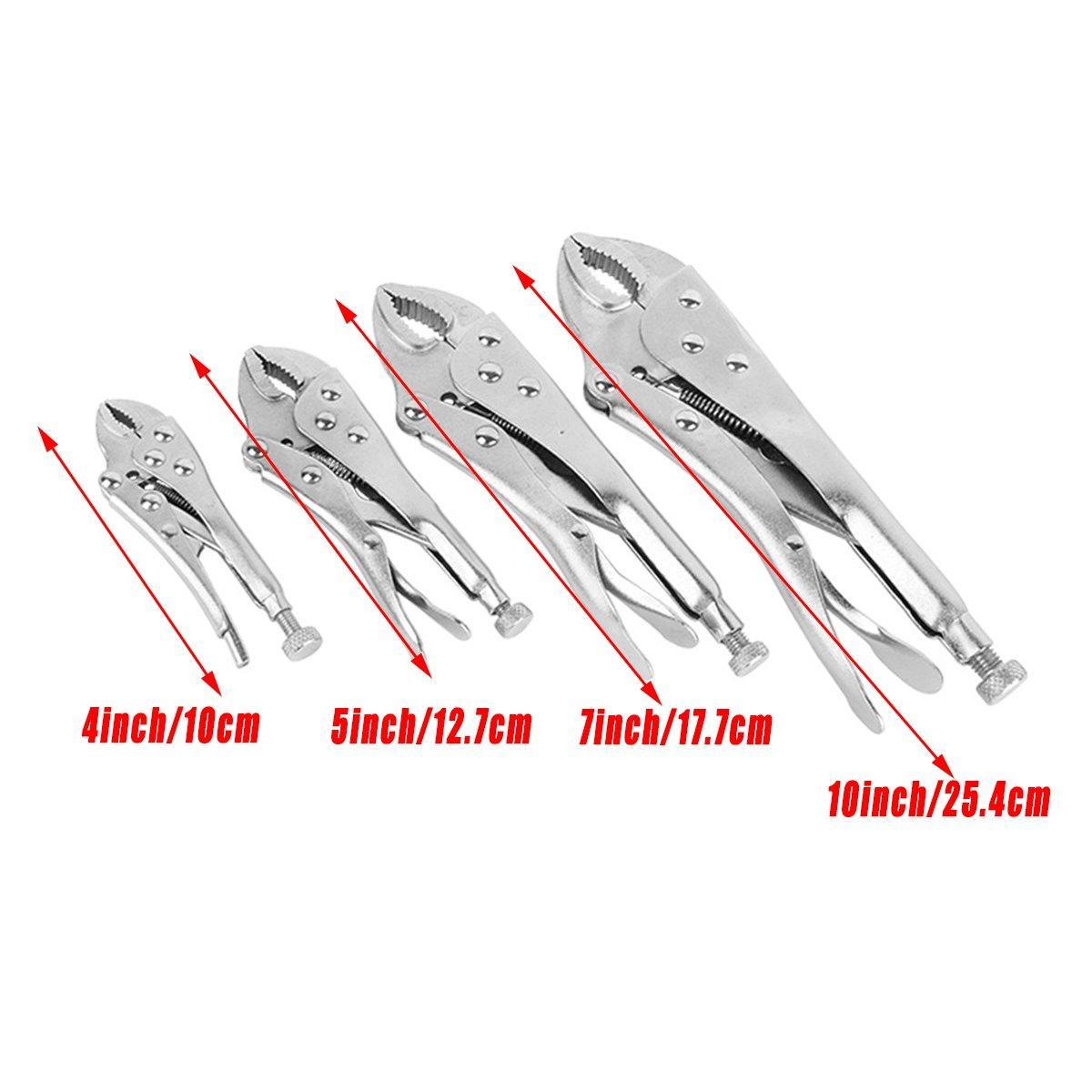 Multi-functional C-type Pliers Strong Manual Grip Round Mouth Clamping Tool - 10inch