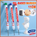 6Pcs Long Head Deep Hole Long Nosed Marker Multifunction Marker Deep Drill Hol
