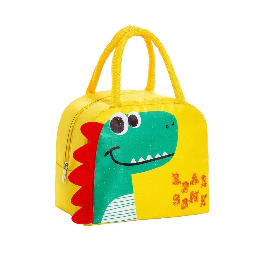 3D Bento Lunch Bag Cartoon Handbag Insulated Food Box Bag for Students LunchTote - Orange Tiger
