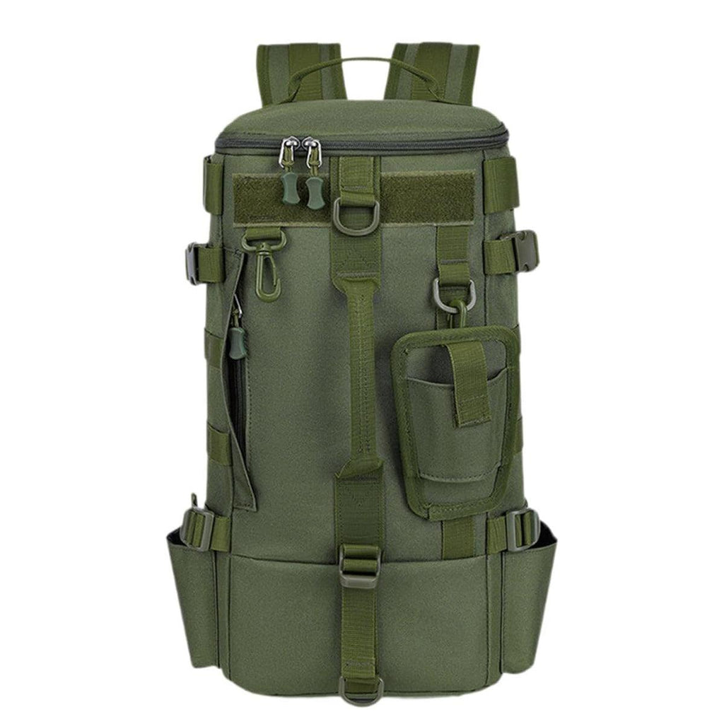 Waterproof Fishing Tackle Bag Large Capacity Multi Functional Shoulder Storage - Khaki Camouflage