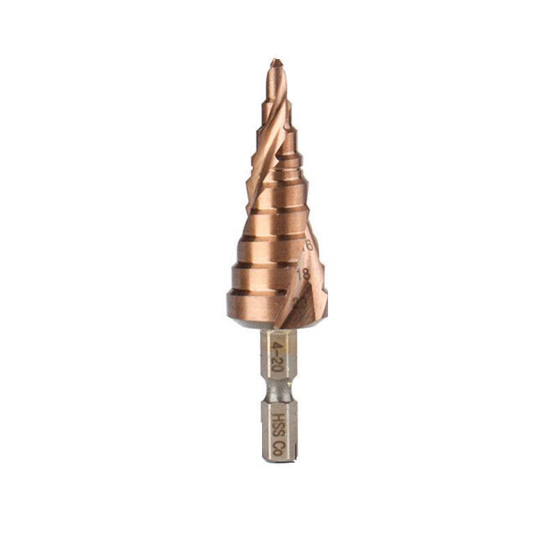 Hss M35 Cobalt Steel Step Cone Drill Bit Hole Saw Cutter 4-12/20/32Mm 5-21/27Mm - M35 Co 4-12mm
