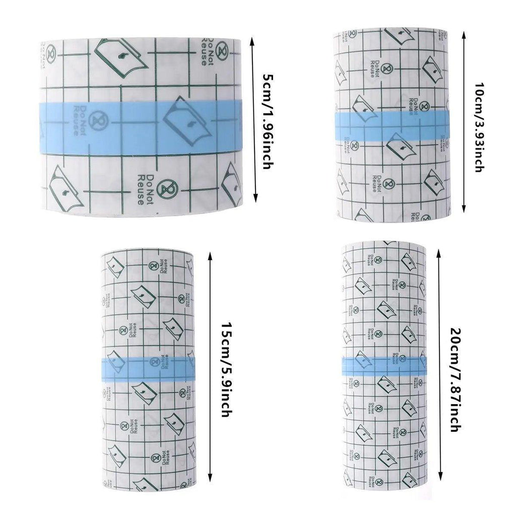 Waterproof PU Film Adhesive Tape Transparent High Stickiness Cuttable Bandage - 15cm x 5m