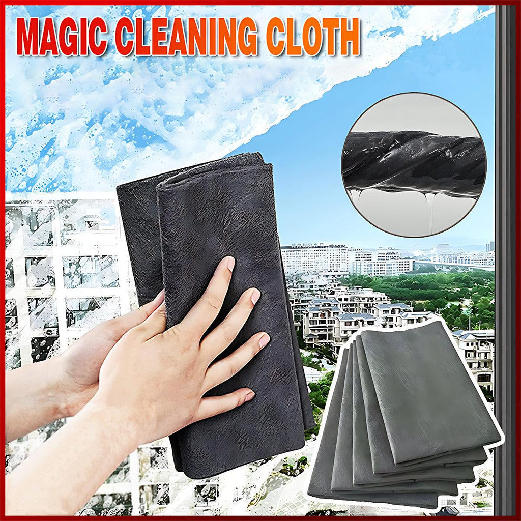 5 Size Thickened Magic Cleaning Cloth Reusable Streak Free Microfiber Rag - 40*50cm
