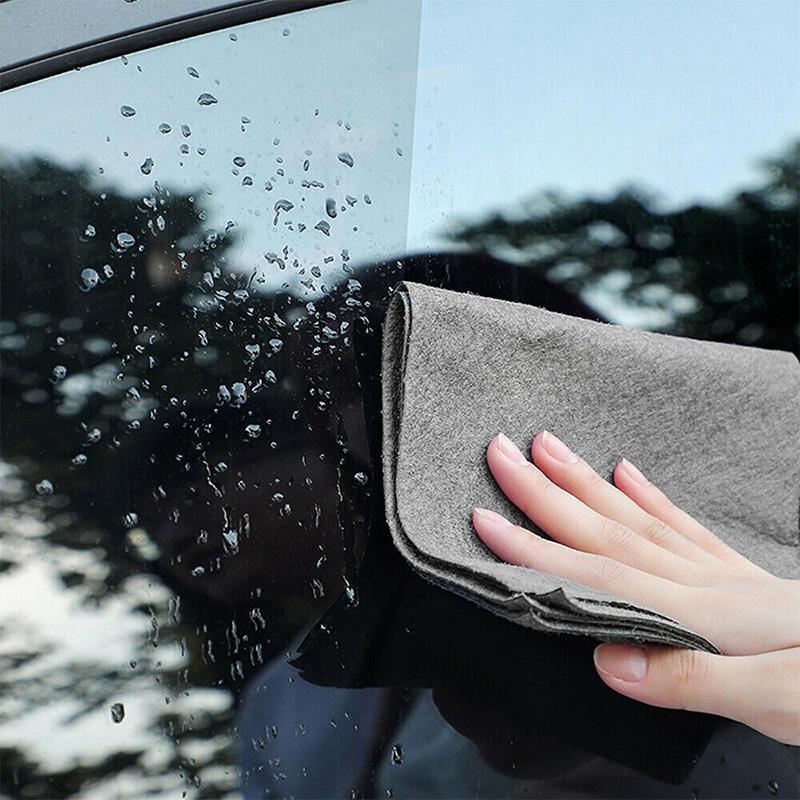 5 Size Thickened Magic Cleaning Cloth Reusable Streak Free Microfiber Rag - 50*50cm