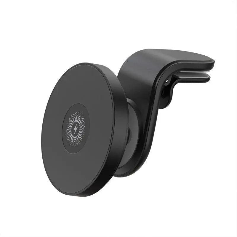 Wireless 15W Magnetic Car Mount Holder Charger For Iphone 13 12 Pro Max Magsafe - Black