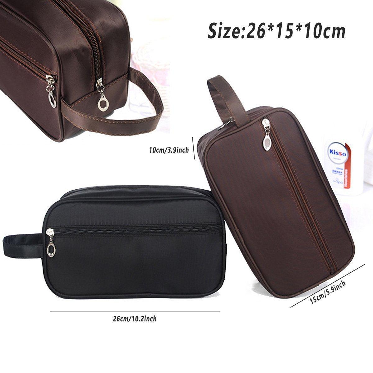 Large Capacity Portable Travel Cosmetic Bag for Men Outdoor Storage 3 Colours - Dark Blue