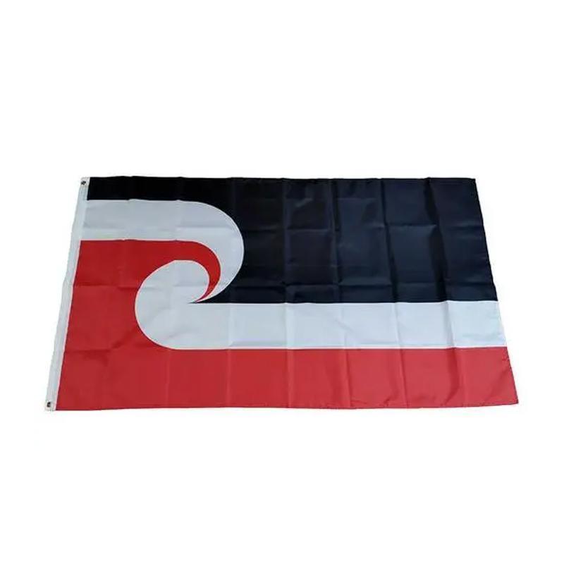 Large Maori Flag 90x150cm Tino Rangatiratanga NZ Flag Outdoor Polyester