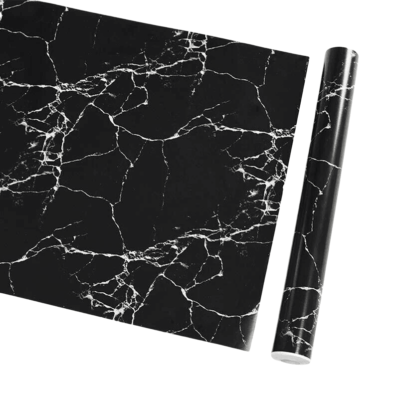 10M Marble Self-Adhesive PVC Wall Sticker Wallpaper Decor - White Marble-B