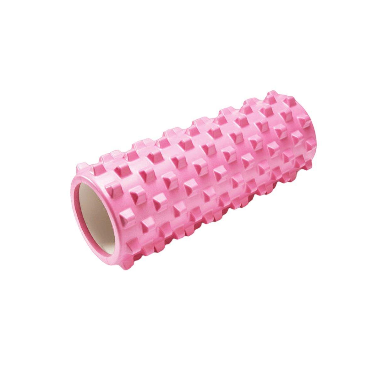 High Density EVA Foam Roller Yoga Massage Stick for Fitness - Crescent Style Purple-33cm