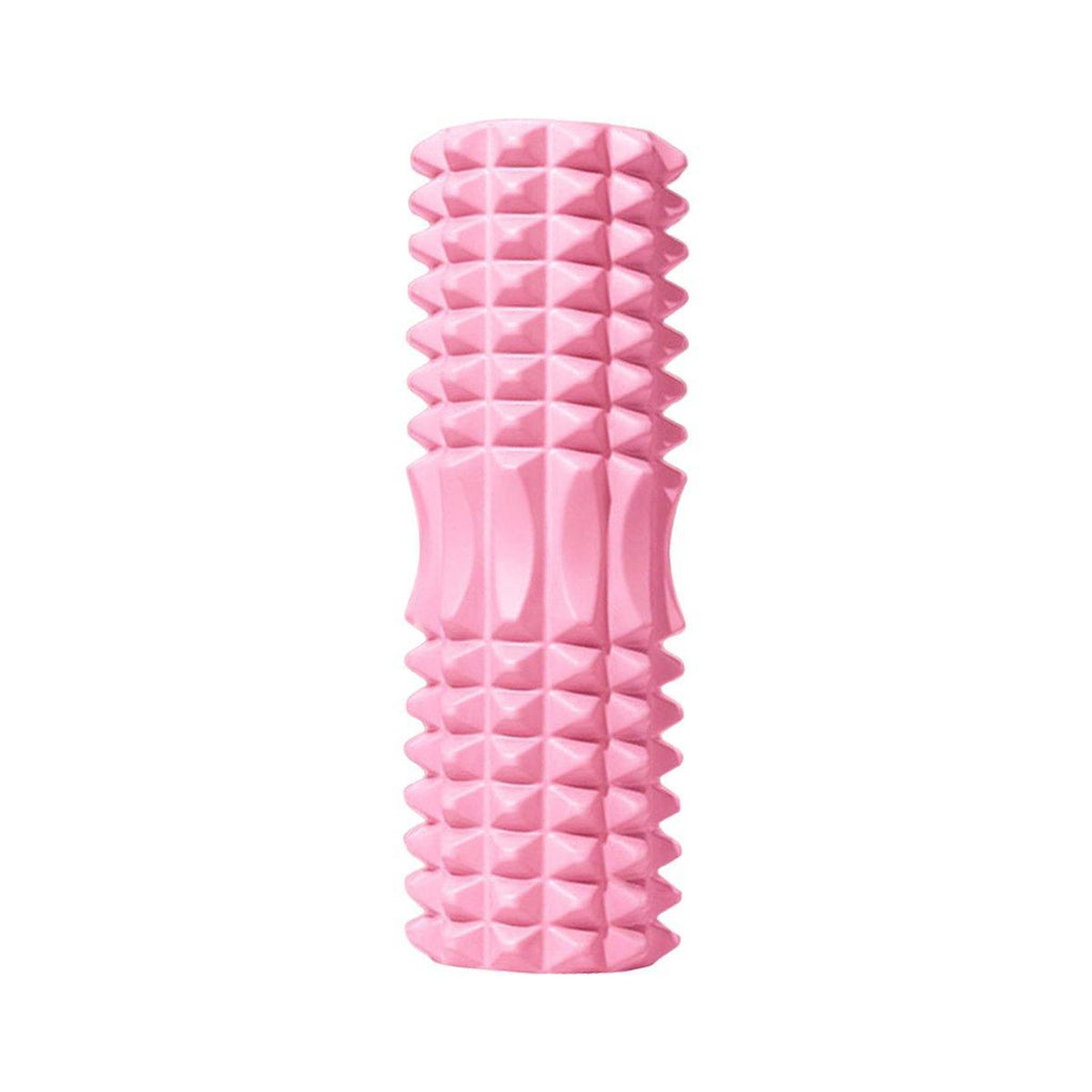 High Density EVA Foam Roller Yoga Massage Stick for Fitness - Crescent Style Blue-45cm