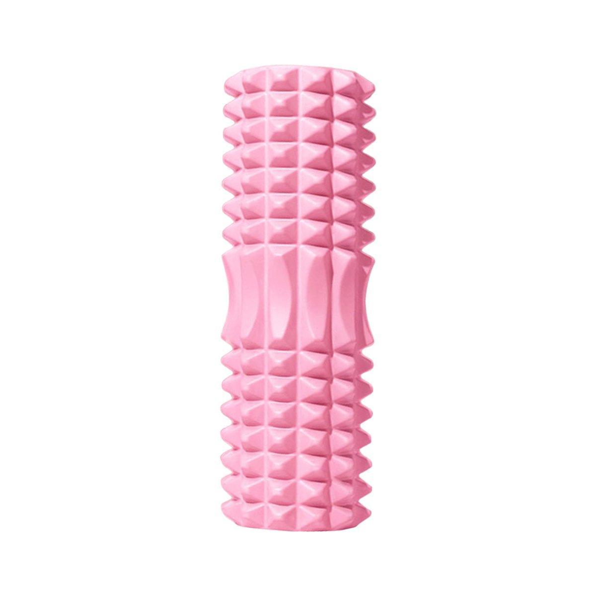 High Density EVA Foam Roller Yoga Massage Stick for Fitness - Crescent Style Blue-45cm