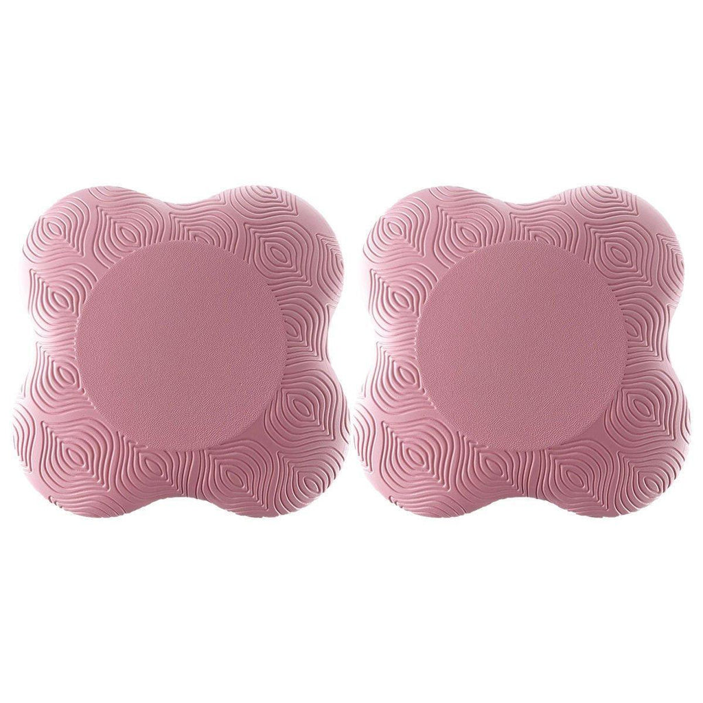 2pcs Thick Yoga Kneeling Mat Knee Cushion for Elbow Support Gym Workout Pad - Purple