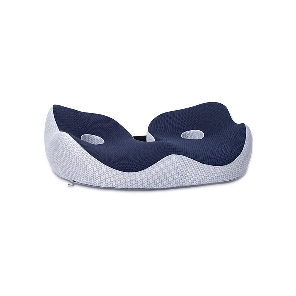 Office Chair Seat Cushion for Sedentary Support Comfort Pillow Pad Home Use - Blue