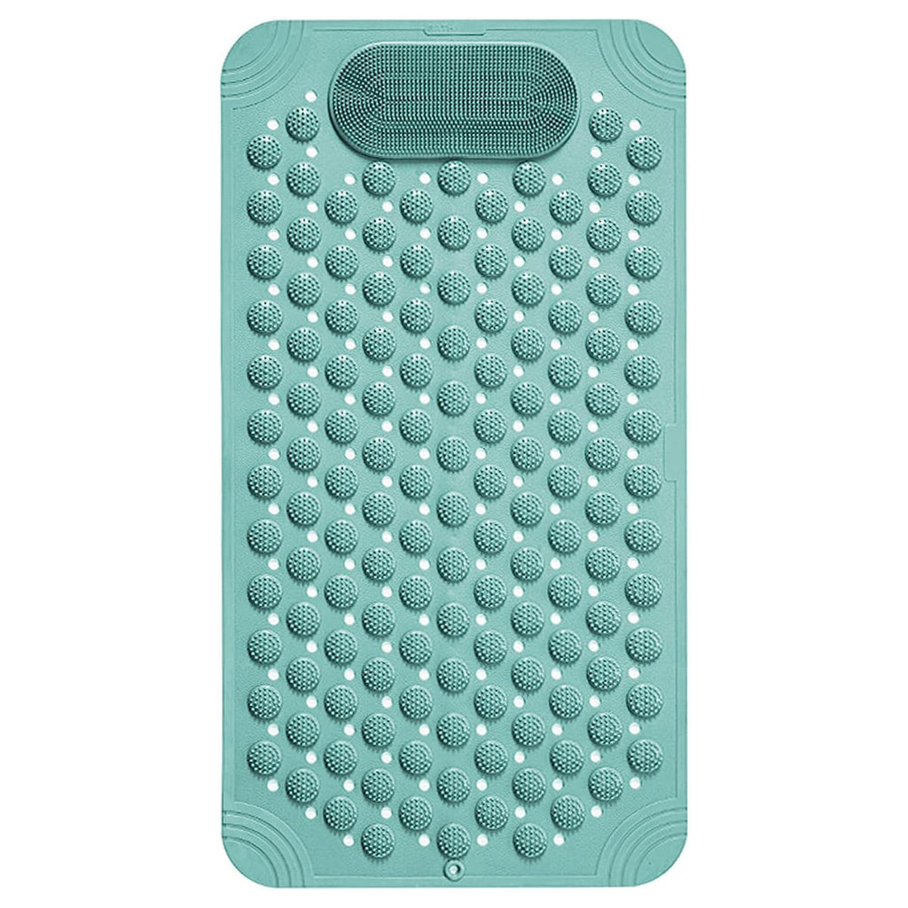 Non Slip Floor Pad Bathroom Tub Mat Bath Shower Mat with Round Massage Point - Pink