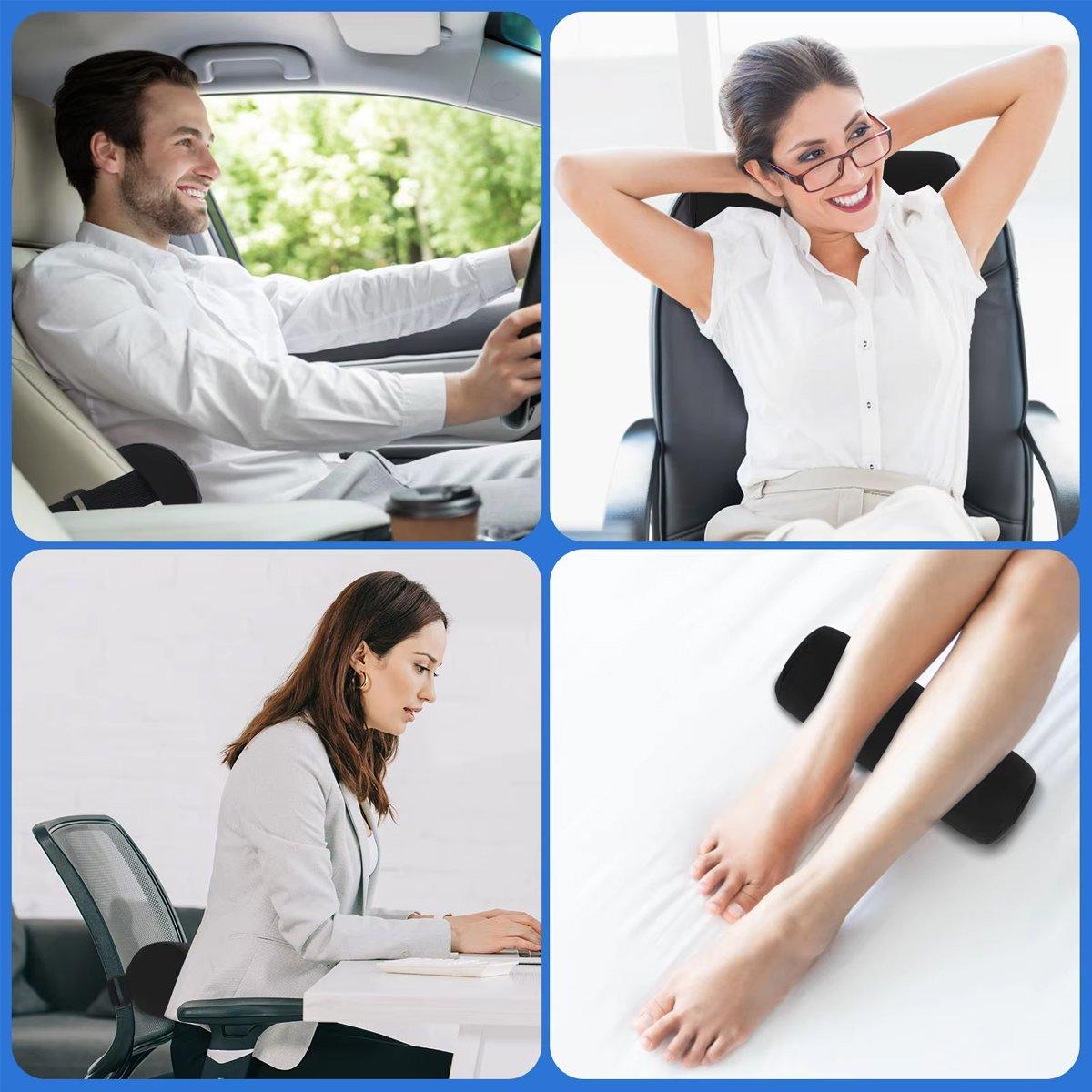 Adjustable Multi-functional Lumbar Support Pillow Small Cylindrical Back Cushion