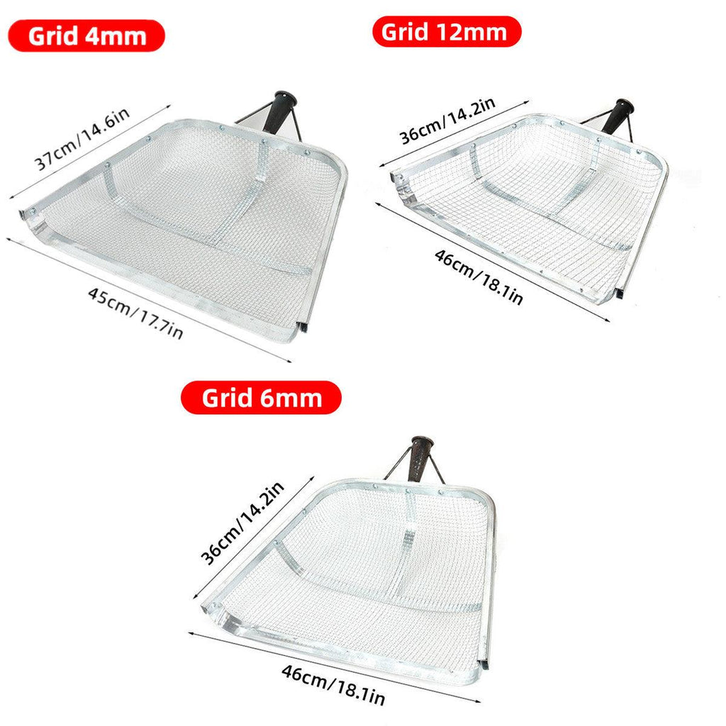 Stainless Steel Soil Sifter Drain Shovel Gardening Mesh Screen Filter Durable - 40MM
