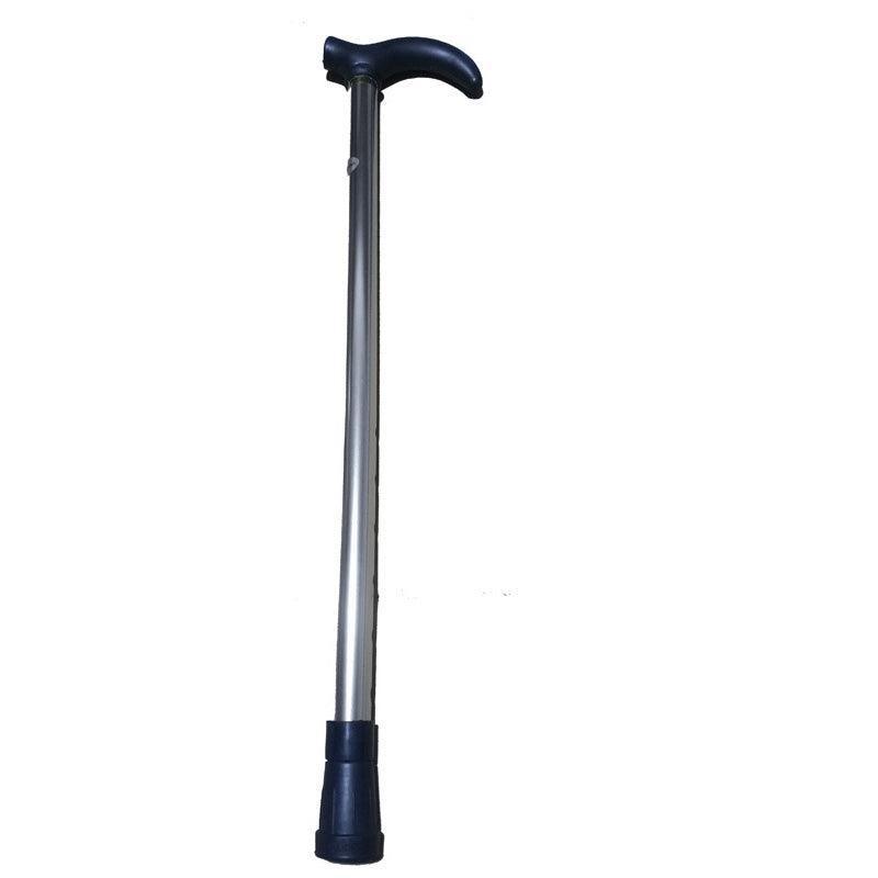 Metal Walking Stick Travel Retractable Cane Pole Compact Adjustable Lightweight - Yellow