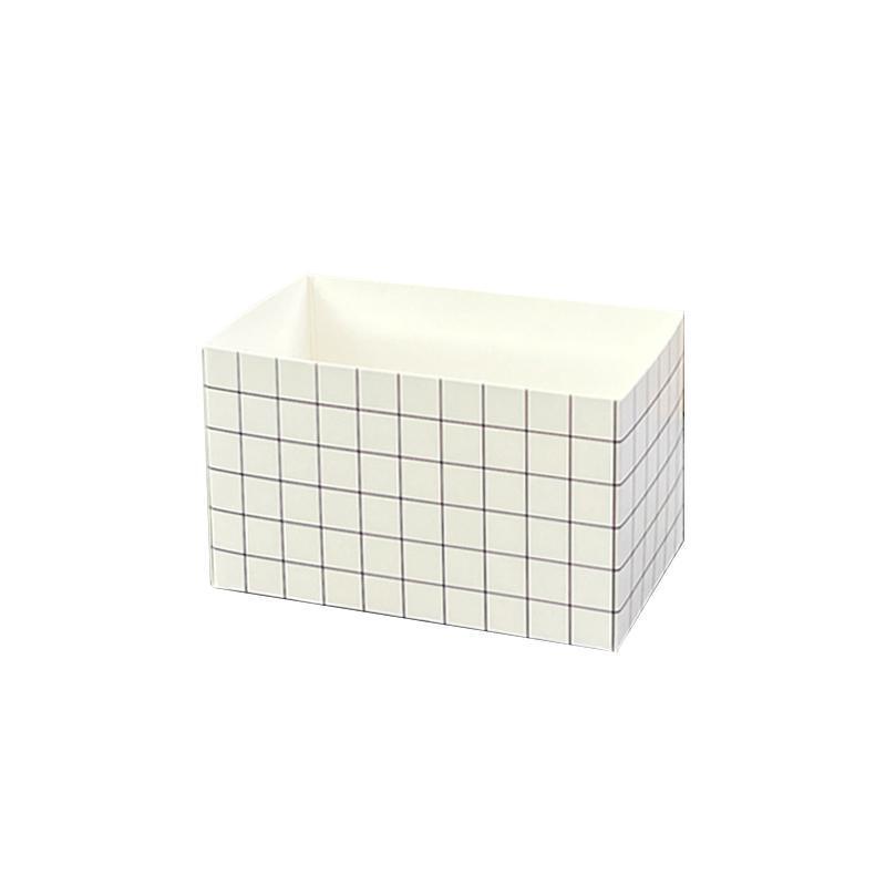 250PCS Sandwich Packaging Box Breakfast Hamburger Wrapping Box L Size - Black&White